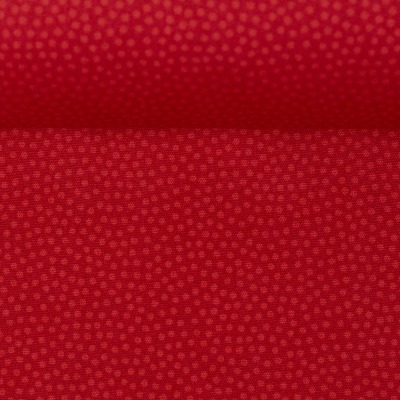 Baumwollwebware - unregelmäßige Punkte - rot - Ton in Ton - 100% Baumwolle - Dotty - Swafing