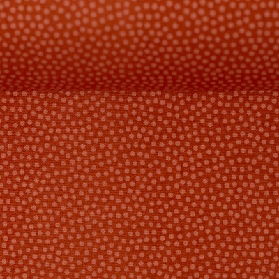 Baumwollwebware - unregelmäßige Punkte - terracotta - Ton in Ton - 100% Baumwolle - Dotty - Swafin