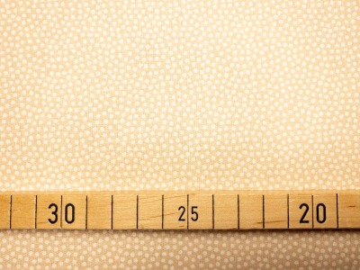 Baumwollwebware - unregelmäßige Punkte - beige - Ton in Ton - 100% Baumwolle - Dotty - Swafing