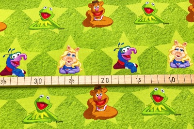 Jersey Muppets - grün - Kermit der Frosch - Miss Piggy - Gonzo - Fozzie Bär - Lizenzjersey -