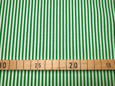 Stoff Streifen - weiß/grün - 100 Baumwolle - Patchwork