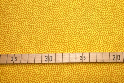 Baumwollwebware - unregelmäßige Punkte - gelb - 100 Baumwolle - Dotty - Swafing