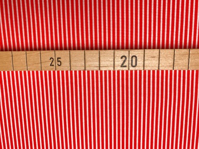 Stoff Streifen - rot/weiß - 100 Baumwolle - Patchwork