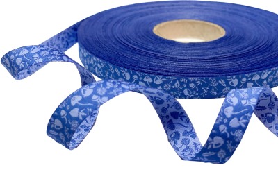 Webband Forest Mini-Sweets - blau - Lila Lotta Design - beidseitig verwendbar