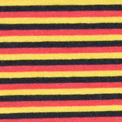 Jersey Deutschlandfahne - Ringel schmal - schwarz - rot - gelb