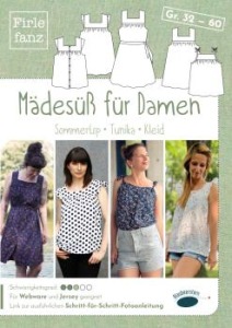 Mädesüß für Damen - Sommertop/Tunika/Kleid - Papierschnittmuster - Firle fanz