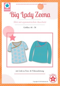 Papierschnittmuster Big Lady Zeena - Shirt - Mia Luna
