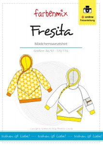 Fresita - Papierschnittmuster - Mädchensweatshirt
