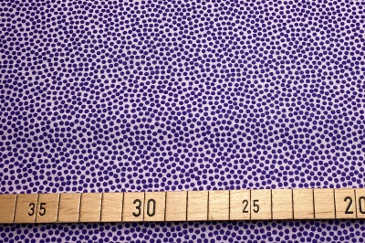 Baumwollwebware - unregelmäßige Punkte - flieder/violett - 100% Baumwolle - Dotty - Swafing