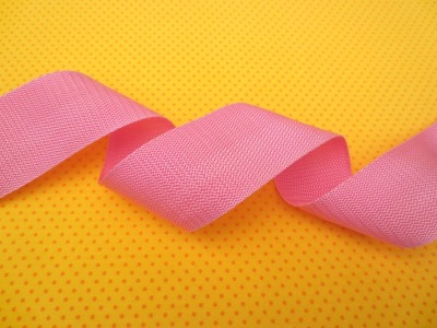 Gurtband, 50mm, rosa