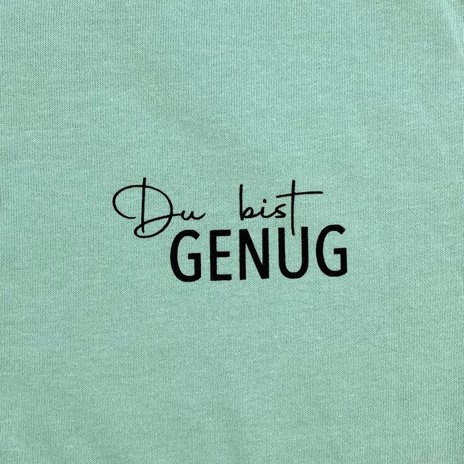 Sweat-Jacke Du bist genug, mint 4