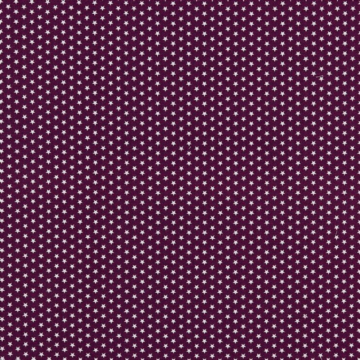 04962.007 Baumwolle Stoff Sterne Stars Ministerne lila purple violett weiss