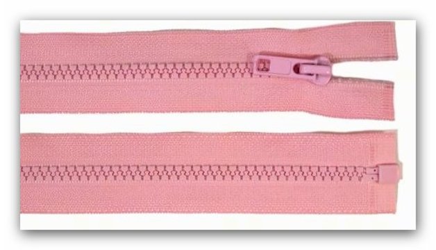 20240 Reißverschluss rosa 65cm teilbar für Jacken
