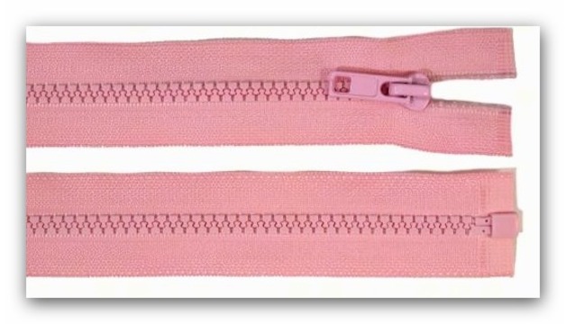 20260 Reißverschluss rosa 75cm teilbar für Jacken