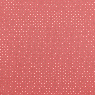 04948024 Baumwolle Stoff Punkte Dots coral weiss