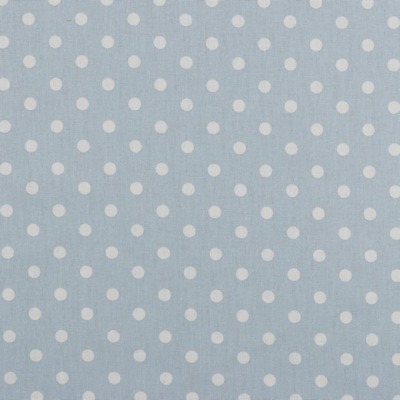 04949.020 Baumwolle Stoff Punkte Dots hellblau / weiss