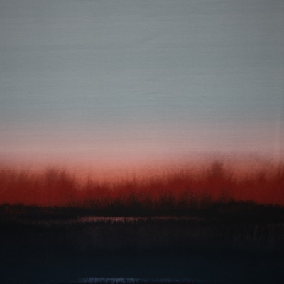 346356840038 French Terry Sommersweat unangerauht Kombistoff Paneel Sunset by Thorsten Berger