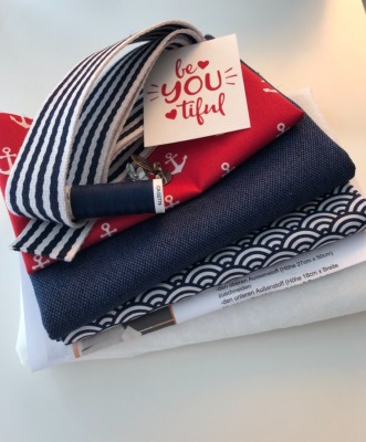 DIY - Set Nähpaket für eine Shoppertasche Taschenset Nähset zum selber nähen