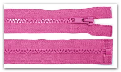20168 Reißverschluss pink 35cm teilbar für Jacken