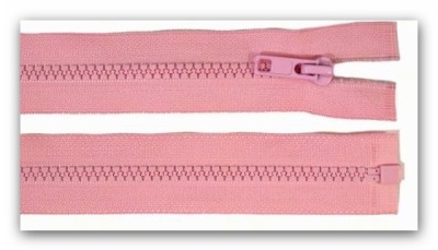 20173 Reißverschluss rosa 35cm teilbar für Jacken