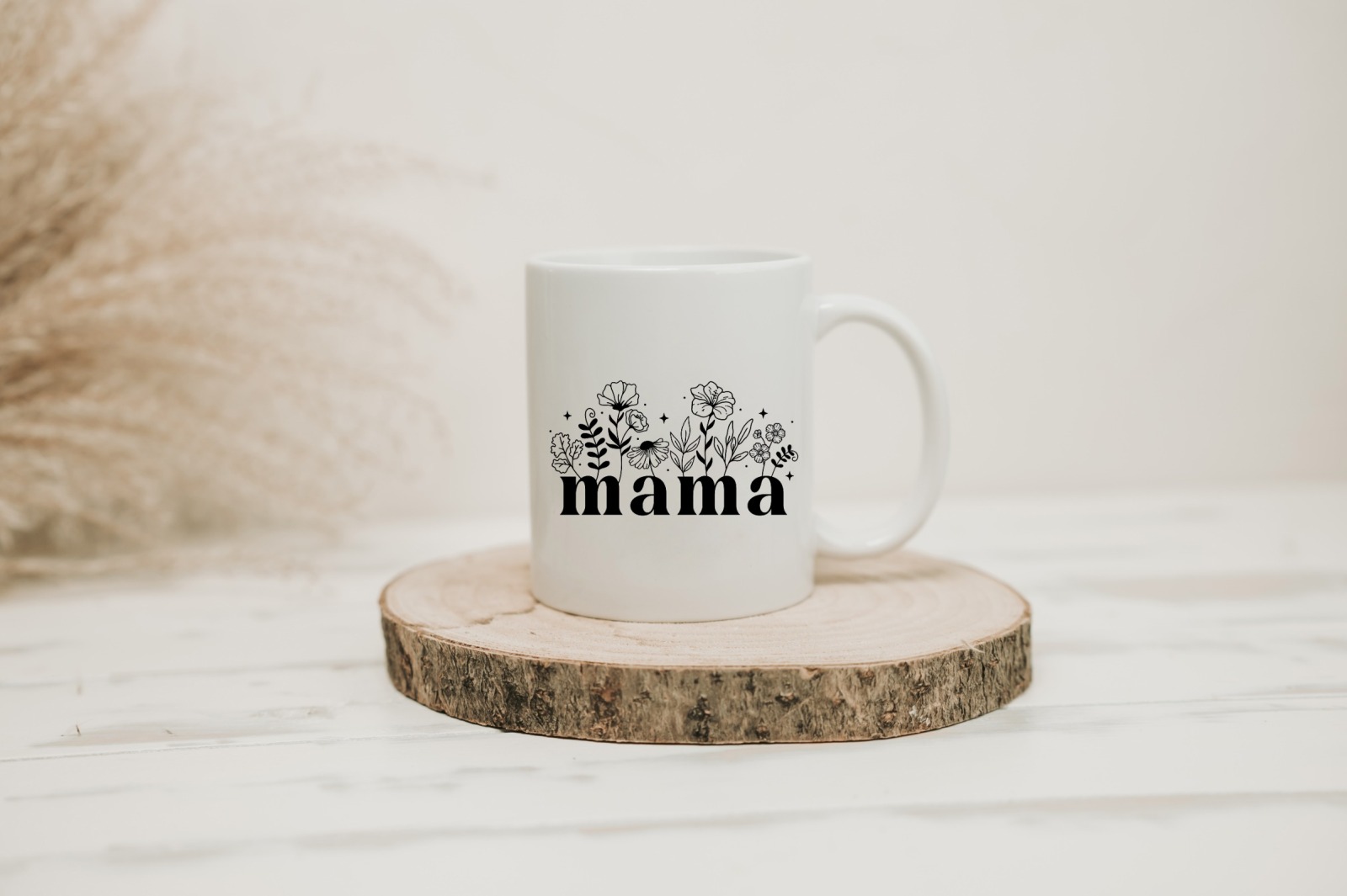 Tasse für Mama Flower I Keramiktasse I Emaille Tasse I Geschenkidee I Dankeschön I Geburtstag I