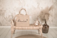 Personalisierte Jute Tasche JGA I Braut I Trauzeugin I Brautjungfer I Geschenktasche Hochzeit I