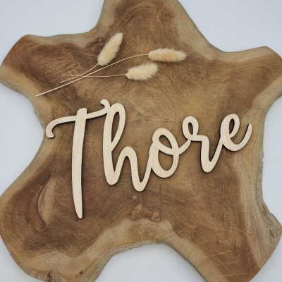 Wooden name lettering - different sizes