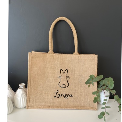 Osterhasen Tasche mit Name personalisiert - Eine schöne Geschenkidee zu Ostern