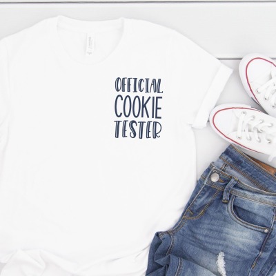 Bügelbild official cookie tester, erstelle DIY Shirts