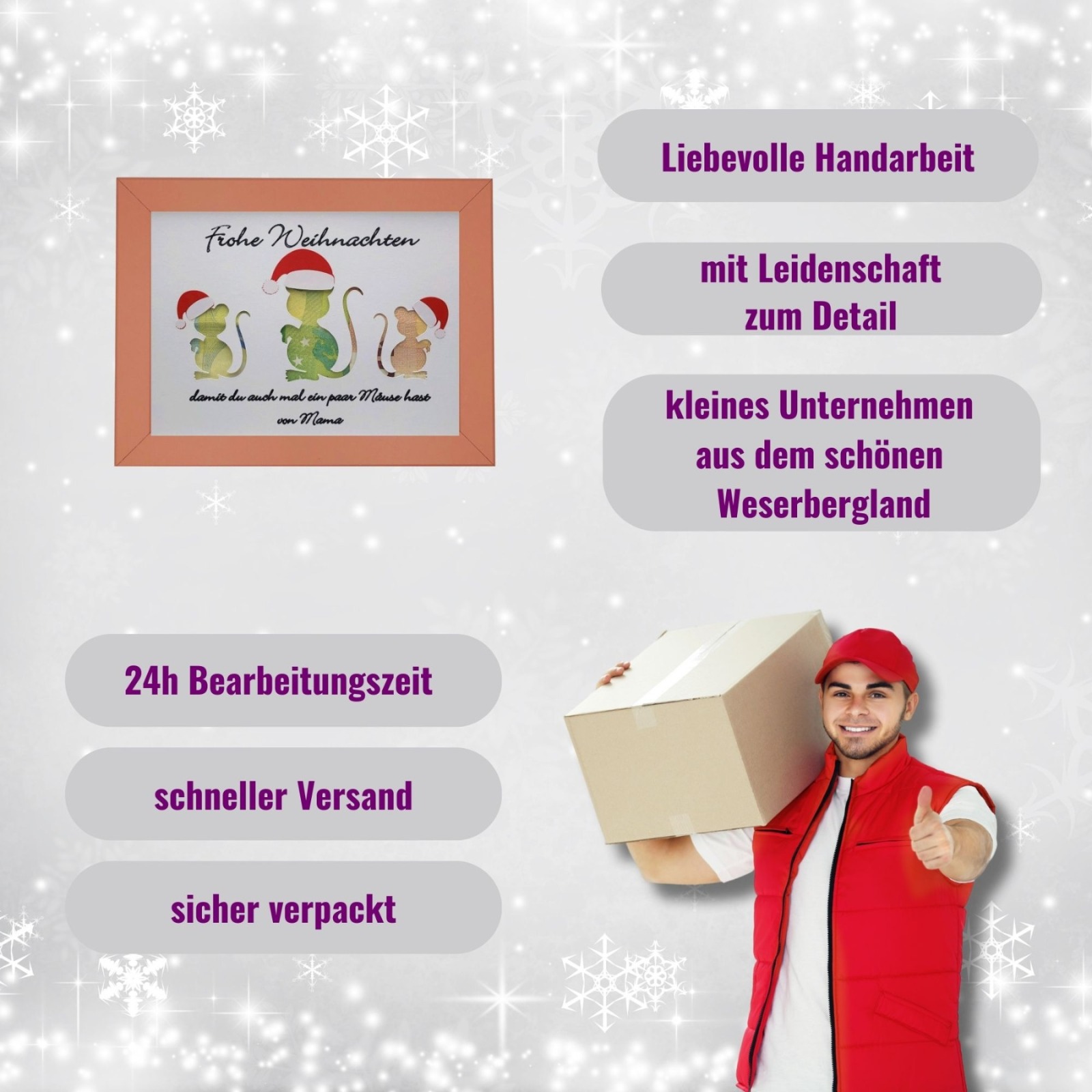 personalisiertes Geldgeschenk Weihnachten, weihnachtliche Geldgeschenkverpackung, Geld nett