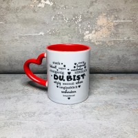 Tasse du bist toll ,du bist ein besonderer Mensch Sprüche, positive Affirmationen, Tasse mit