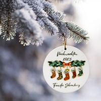 Ornament personalisiert, Weihnachtsdeko Anhänger mit Namen, Geschenk zu Weihnachten inkl.