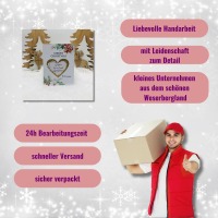 Rubbelkarte Rubellos mit weihnachtlichen Motiv inkl. Kuvert, Gutschein für ein Candle Light Dinner