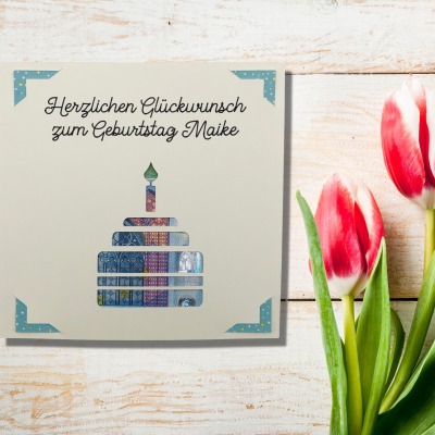 Glückwunschkarte zum Geburtstag personalisiert, besondere Glückwunschkarten zum Geburtstag,