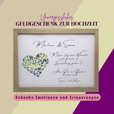 Einzigartiges Geschenk zur Hochzeit: Wunscherfüller-Bilderrahmen mit Wow-Effekt