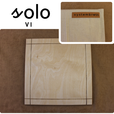 Systembrett Solo-Set V1 - inkl. Tasche