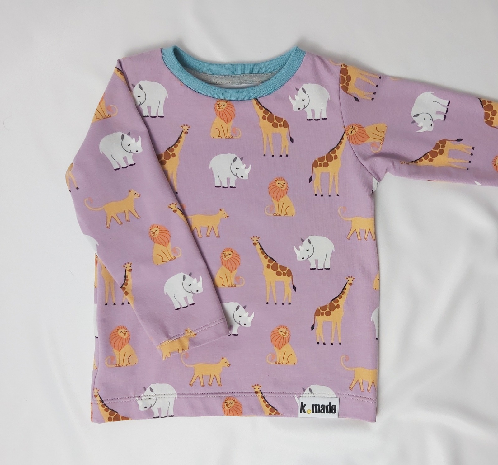 Longsleeve Safari lila