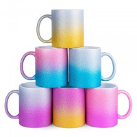 Glitzertasse mit Farbverlauf 2