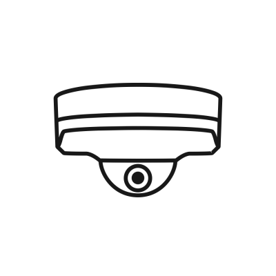 DomeCam Mini 5 Mp/4 mm - Kabelgebundene IP-Überwachungskamera mit einer Auflösung von bis zu