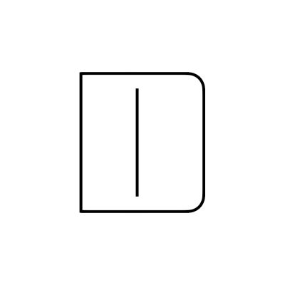 SideButton 2-gang - Seitliche Taste für einen 2-fach Schalter. Kann auf der rechten oder linken