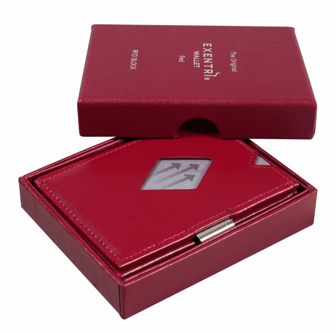 Exentri Wallet RED mit RFID-Schutz 3