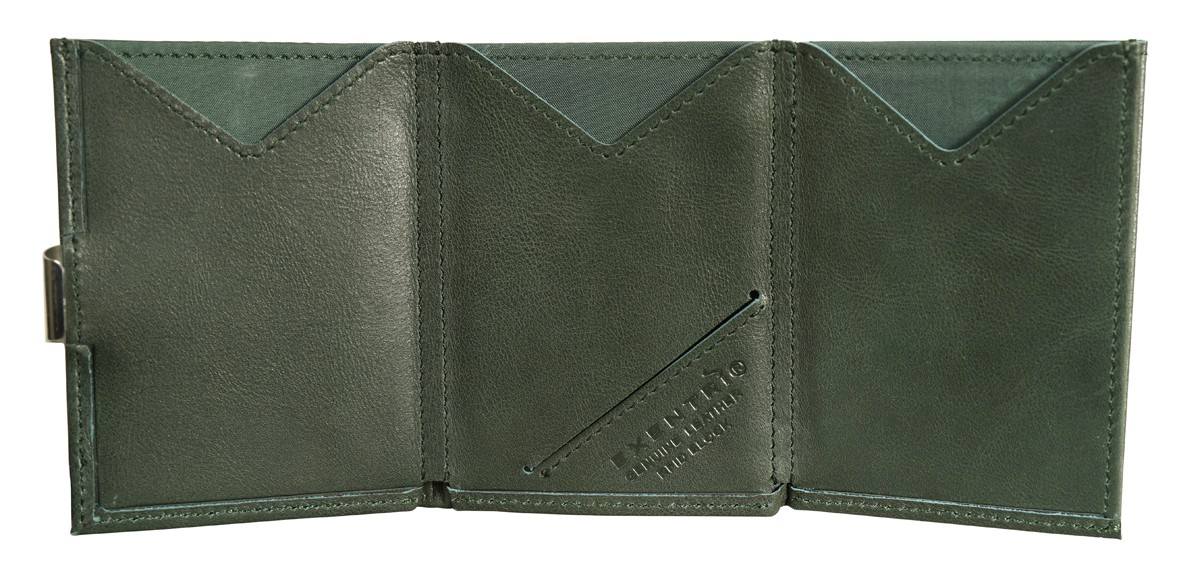 Exentri Wallet - Emerald Green - Mit RFID Schutz 2