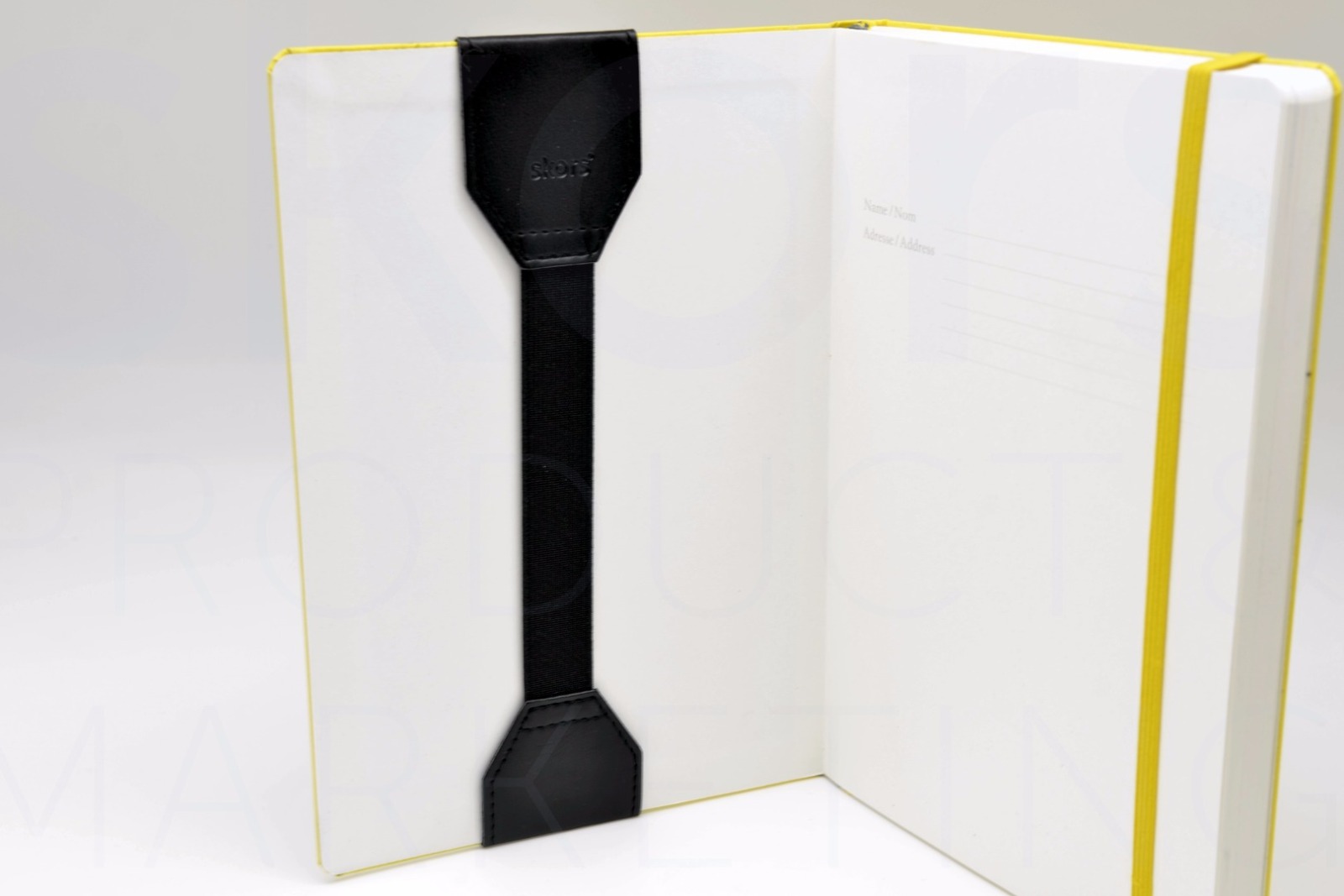 KeySmart Aljava A5-Stiftehalter in Kunstleder Farbe: Schwarz mit schwarzer Naht 3