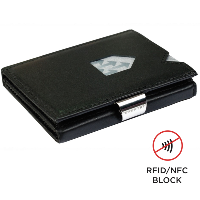 Exentri Wallet BLACK mit RFID-Schutz