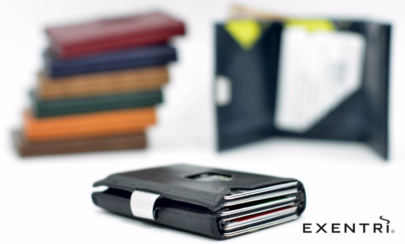 Exentri Wallet BROWN mit RFID-Schutz 5