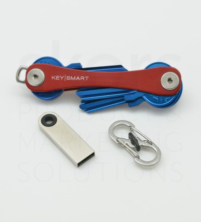 KeySmart-Paket Basic - 1x KeySmart 21 nach Wahl 1x USB-Stick 16 GB Silber 1x Quick Connect Lock Silber