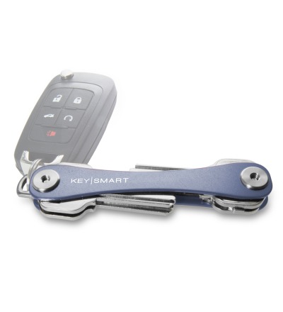 KeySmart Silber/Grau 21 inkl Anhängeröse - KeySmart 21 in Grau für Deine Schlüssel Mit längeren