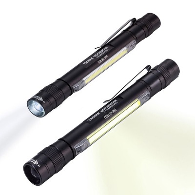 LED-Taschenlampe LIGHT WORK - Schwarz - Die handliche und praktische LED-Taschenlampe mit 4 starken