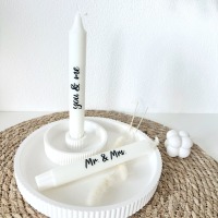 Hochzeitskerzen | Kerzen zur Hochzeit | beschriftete Kerzen | Hochzeitsgeschenk 6