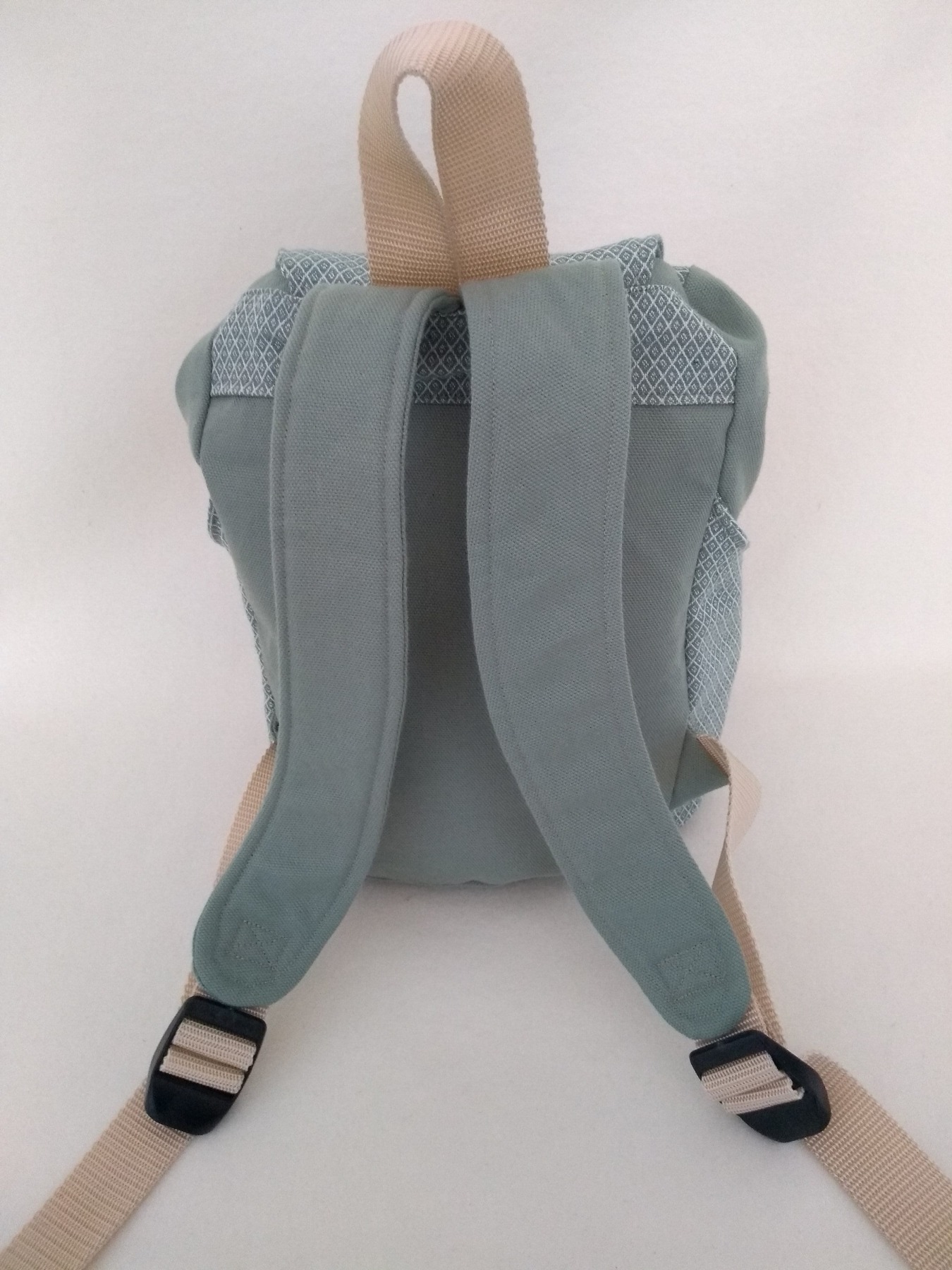 Kindergartentasche Kindergartenrucksack Boho Fuchs mint Kinderrucksack Kindertasche handgemacht